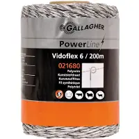 Gallagher Vidoflex 6 PowerLine wit 200m - 021680 021680