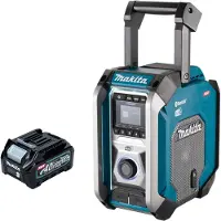 Makita MR 007 GD1 Oplaadbare bouwplaatsradio 12 - 40 V max. Bluetooth DAB+ USB + 1x oplaadbare accu 2,5 Ah - zonder oplader