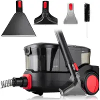 Mira Tapijtreiniger machine - Tapijtreiniger - Tapijtreiniger apparaat - Zwart/Rood - ‎52cm x 28cm x 29cm