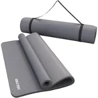 Gorilla Sports Yogamat Deluxe 190 x 60 x 1,5 cm Grijs