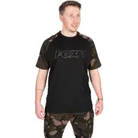 Fox International Outline Short Sleeve T-shirt Zwart S Man