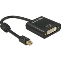 DeLOCK 62605 Mini-DisplayPort 1.2/DVI Adapter 4K, Passiv 0,20 m schwarz