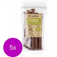 Timo Sticks 100 g - Hondensnacks - 5 x Eend