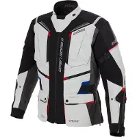 Büse Open Road III Wit Grijs Waterdicht Textiel Jas Maat 50