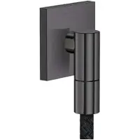 Axor Fine - Wandbevestiging, geborsteld zwart chroom 36738340