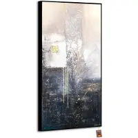 YS Canvas schilderij groot handgeschilderd fragment abstract modern – -Art Gallery – Luxe wanddecoratie voor woonkamer – Modern schilderij voor kantoor en hal