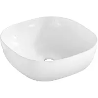 Comad Smile opbouw wastafel 42x42cm wit