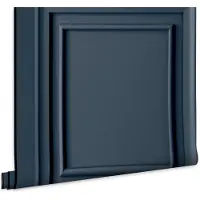 Laura Ashley Redbrook Wood Panel Behang - Houten Panelen - 10mx52cm - Blauw