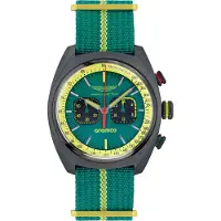 Aston Martin Am Formula 1 DWF MTFD1F501 Horloge - Nylon - Groen - Ø 43 mm