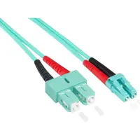 GOOD CONNECTIONS Patchkabel glasvezel, dubbel (duplex), OM3 (multimode, 50/125), SC/LC, 5 meter,