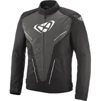 Ixon Prodigy Zwart Antraciet Wit Waterdichte Textiele Motorjas Maat XL