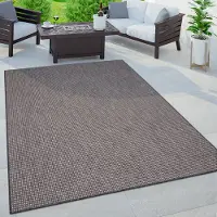 Paco Home Buiten Vloerkleed Tapijt Voor Binnen En Buiten Balkon Boho Eenkleurig Mottled 60x100 cm