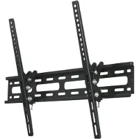WAN TV-wandhouder, kantelbaar, geschikt voor schermen van 81-191 cm (32 tot 75 inch), maximaal draaggewicht 35 kg, zwart