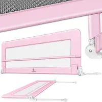 Kesser bedhekje - Kinderbedhek - Bedhek - Babybedhek Valbeveiligingsbed voor Bed & boxspring - 200 cm, Roze
