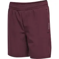 Hummel Sportbroek 'Move Grid' lichtgrijs / wijnrood