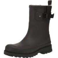 Verbenas 9302190985 Lina Mate Combi Fur - Dames Laarzen - Bruin-Zwart