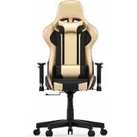 Vdd Gaming stoel Goldgamer Deluxe - Bureau stoel - Gaming stoel - Zwart en goud