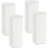 Sotech 4 St. meubelpoot Quebec 120 mm (+ 10 mm) 40 x 40 mm wit hoogteverstelbare meubelpoten van aluminium van