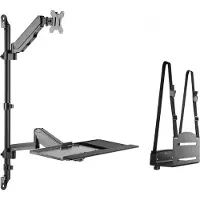 VDD Gaming - Monitor- & Toetsenbordbeugel - Max 8Kg - 0-56 cm - Zilver