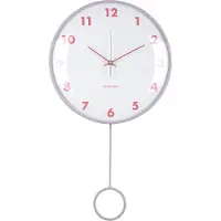 Karlsson wandklok cheeky dome pendulum zacht