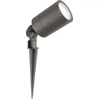 LEDVION - LED Prikspots - Antraciet - IP65 - 5W - 6500K - 2M
