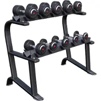 Gorilla Sports Voordeel Professionele dumbells 90 kg met standaard