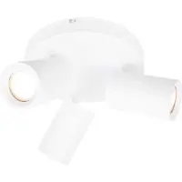 LEDVION - LED Plafondspot - Wit 3-lichts - Dimbaar - 3W - 4000K - GU10 - IP20