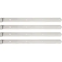 Alberts 845964 Rolluikband | in diverse uitvoeringen | roestvrij staal | rol ⌀13 mm | afmeting 600 x 40 mm | Set van 4