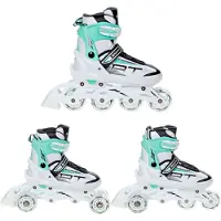 Raven Profession 3-in-1 Inline Skates/Rolschaatsen Wit/Mint 31-35
