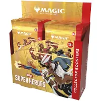 Magic the gathering Magic: The Gathering-marvel Super Heroes Collector 12 Boosters Box English Trading Cards Geel Kinderen