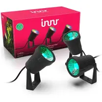 Innr Smart Tuinspot Set (3-pack), Zigbee, geschikt voor Philips Hue, White & Colour LED Buitenverlichting voor Tuin & Terras, IP65 spatwaterdicht