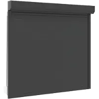vidaXL Rolluik Antraciet 160 x 150 cm Aluminium en polyurethaan