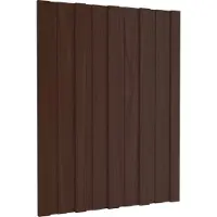 vidaXL Dakpaneel 12 st Bruin 60 x 45 cm Gegalvaniseerd staal