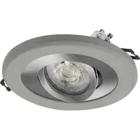 Osram Concrete LED Spot GU10 Bright 4.5W Satijnnikkel, Betonlook, Aluminium, Unieke materiaalcombinatie