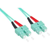 GOOD CONNECTIONS Patchkabel glasvezel, dubbel (duplex), OM3 (multimode, 50/125), SC/SC connector, 5 meter,