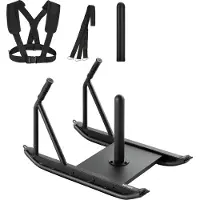 Vevor Gewichtsslee Power Sled Fitness Krachttrainingslee om de snelheid te verbeteren bij atletische oefeningen