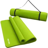 Gorilla Sports Yogamat Deluxe 190 x 60 x 1,5 cm Lime groen