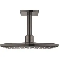 GROHE Rainshower SmartActive Cube - Hoofddouche 310, douchearm 14 cm, 2-jets, Hard Graphite 26481A00