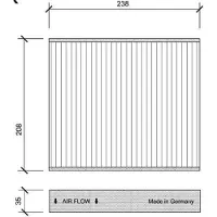 Diederichs DCI1103 Interieurfilter