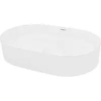 LuxeBath Wastafel 605x380x125 mm keramisch wit
