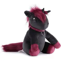 Corimori - Eenhoorn Pluchen figuur - Ruby das Punk Einhorn - voor Geen - zwart - Maat one size