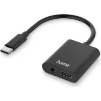 Hama Usb-c / 3.5 Mm Jack-adapter Zwart (00201534)