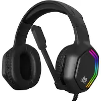 Lafe Tracer Gaming-hoofdtelefoon met RGB-achtergrondverlichting en inklapbare microfoon, model GZ X3