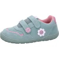 Lurchi Jola Barefoot Kinderschuhe Mädchen Halbschuhe Klettschuh Grün Freizeit