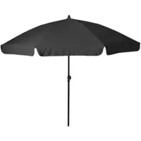 Gardalux Parasol | | Ø 200 x 235 cm (Donkergrijs, Kantelbaar, UPF 30+)