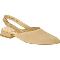 Paul green Ballerina met riempjes lichtbruin