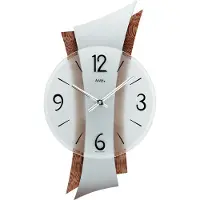 AMS quartz wandklok, met quartz uurwerk, afmetingen 23x43x6 cm, modelnummer 9401