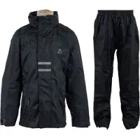Sonstiges Regenpak Waterdicht & Ademend - Junior - Reflectie - Zwart - 176