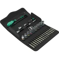 Wera 05005542001 28-delige 8100 SA 15 Zyklop Comfort Ratel- En Doppenset In Etui - 1/4" - Inch