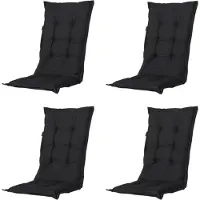 Madison kussen lage rug panama black 105x50 - 4 stuks